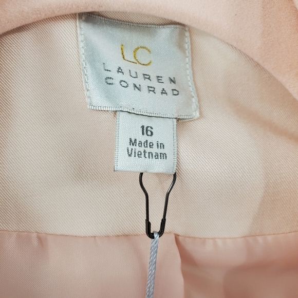 LC Laurent Conrad new with tags pink hi-lo jacket - Picture 6 of 10